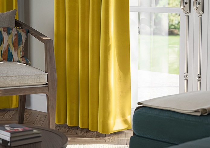 Ultra Luxe Velvet, Old Gold - Made to Measure Curtains - Image 5